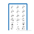 Printación de adhesivo de texto en Braille